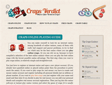 Tablet Screenshot of crapsverdict.org